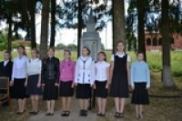 Участие гимназистов в автопробеге по местам боевой славы с концертом
